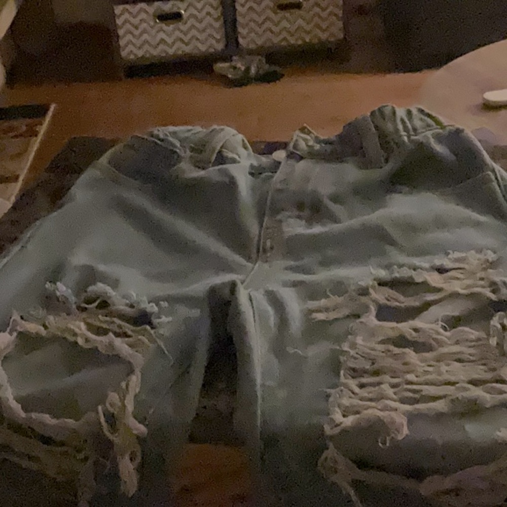 Ripped light wash jeans